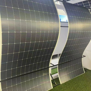 Módulo BIPV ligero y flexible de 520W, fabricantes de paneles fotovoltaicos para exteriores de media célula TUV, soporte fotovoltaico, ventas, diseño fotovoltaico solar - Product Image 1
