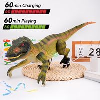 HUIYE Uzaktan Kumandalı Dinozor Oyuncakları 3-5 5-7 Yaşındaki Çocuklar İçin, Erkek Çocuklar İçin Doğum Günü Hediyesi Fikirleri, Büyük RC Yürüyen T-Rex Dinozor