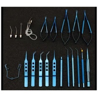 MedLabPlus Chine Usine CE ISO Kit d'instruments ophtalmiques chirurgicaux pour la cataracte 21 pièces en titane de haute qualité réutilisables