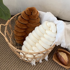 Coussins Noués Décoratifs pour Maison et Canapé, Oreiller Façonné Tissé en Velours Spandex, Style Nordique Simple, Collection 2025 - Product Image 2