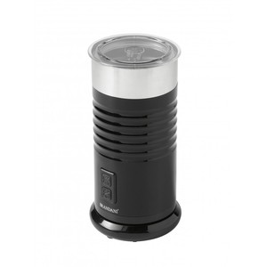 Mousseur à lait automatique Brandani en acier inoxydable noir, 350 ml, fonction de chauffage et de mousseur pour la préparation du café - Product Image 1