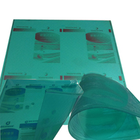 Plaques photopolymères flexographiques hydrosolubles, épaisseur 1,70 mm, taille 635x762 mm, couleur verte, qualité A+, marque Toyobo