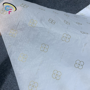 Logo stampato personalizzato di fascia alta 17gsm spessore <span class=keywords><strong>Texture</strong></span> perfetta imballaggio carta velina bianca per sacchetti regalo - Product Image 3