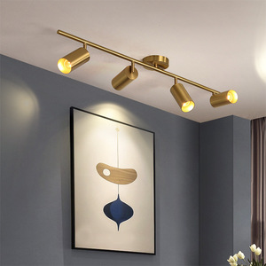 Éclairage sur rail en aluminium moderne, spots LED réglables à 3 têtes, lumière du jour 5000K, intensité variable, encastré, CRI 90, faisceau 120° - Product Image 2