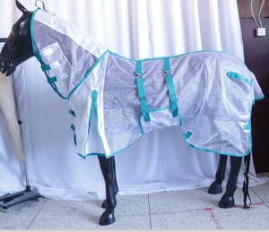 Couverture d'été pour cheval avec d'excellentes caractéristiques, nouveau design, couverture en maille personnalisable - Product Image 2