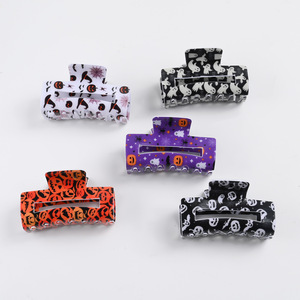 חם מכירה חמוד סגנון ליל כל הקדושים & שימוש יומי pvc 8 ס מ גוּrex שיער טופר קליפים עבור נשים - Product Image 5