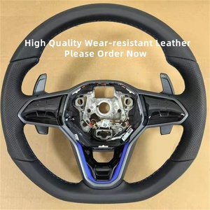 Volant de Voiture en Cuir Amélioré avec Palettes de Changement de Vitesse pour <span class=keywords><strong>Volkswagen</strong></span> VW <span class=keywords><strong>Golf</strong></span> <span class=keywords><strong>8</strong></span> MK8 R GTI <span class=keywords><strong>GTD</strong></span> Tiguan <span class=keywords><strong>Golf</strong></span> 7 Mk7 - Product Image 6