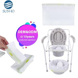 ทิ้งสุขาภิบาลเดินทางไม่เต็มเต็งเตียงเก้าอี้ไม่เต็มเต็ง Ldpe Drawstring เสื้อคลุมซับในห้องน้ําถุงขยะ - Product Image 1