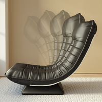 Sillones Moon con Respaldo Ajustable Giratorio, Muebles de Lujo Nórdicos Modernos de Esponja y Cuero, Sofá para el Hogar, Sillones de Salón