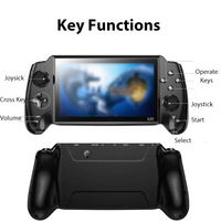 Console de jeu d'arcade rétro à deux joueurs avec écran de 7 pouces en gros pour PSP FC NES