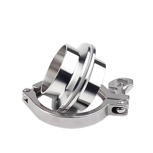 Morsetto e mandrino a sgancio rapido sanitario Set di saldatura 1 "2" 3 "tondo forgiato a singolo perno per saldatura a tre - Product Image 3