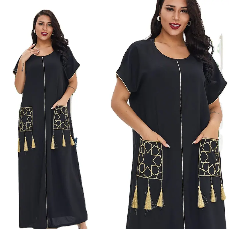 Arab women's sleepwear pajamas robe night home wear pijamas pj gown nighty for women islamic kaftan dubai muslim dress clothing