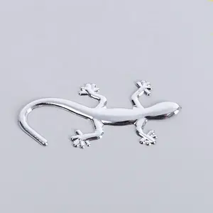 Metal Gecko Shape Car Truck Decor 3D Sticker / car decal / animated car sticker decals