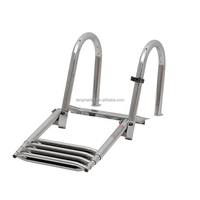 Herrajes marinos de alta calidad, pasamanos plegable oculto de acero inoxidable 316, escalera colgante telescópica, acero inoxidable 316