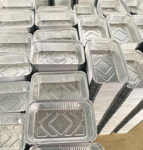 Contenedor Desechable para Alimentos 8389 Arab R1L, Bandeja de Aluminio para Llevar, Ecológica, Rectangular 211, 750 ml con Tapa - Product Image 1