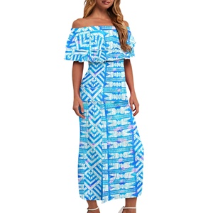 Ensemble jupe 2 pièces bleu pour <span class=keywords><strong>femme</strong></span>, haut sans manches à volants et épaules dénudées, jupe midi, tenue <span class=keywords><strong>de</strong></span> <span class=keywords><strong>travail</strong></span> et <span class=keywords><strong>de</strong></span> voyage, ensemble deux pièces, vêtements pour <span class=keywords><strong>femme</strong></span> - Product Image 4