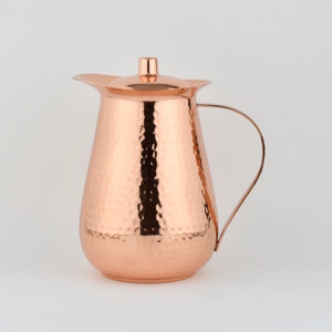 Handcrafted Copper Jug With Lid <b>Vintage</b> Style Beverage Jug For Kitchen Party Use - Product Image 3