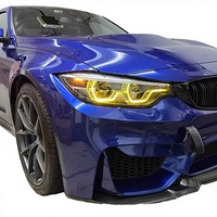 HOPSTYLING Kit d'anneaux lumineux LED jaunes de haute qualité, type Angel Eyes, DRL, 12V, taille standard OEM pour Alfa Romeo Brera Spider 159 2005-2011