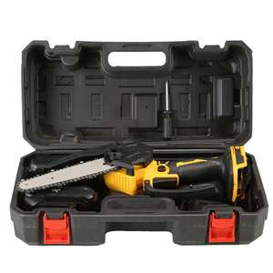 4in Outdoor Cordless <b>Battery</b> DIY Chainsaw Garden Wood Cutting Reciprocating DS-113 Wood Cutting Chainsaw DS-113 - Product Image 4