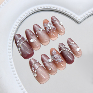 <span class=keywords><strong>Faux</strong></span> <span class=keywords><strong>ongles</strong></span> en acrylique de haute qualité Vente en gros Presse à amande sur <span class=keywords><strong>ongles</strong></span> avec <span class=keywords><strong>diamant</strong></span> <span class=keywords><strong>Faux</strong></span> <span class=keywords><strong>ongles</strong></span> en gros réutilisables - Product Image 3