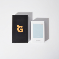 Boîte d'emballage en carton noir et blanc avec logo personnalisé, nouveau design, pour étui de téléphone portable, boîte d'emballage pour étui de téléphone