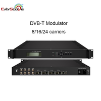Modulateur DVB-T CSP-3308T 8/16/24 porteurs, équipement numérique à fibre optique, encodeur modulateur