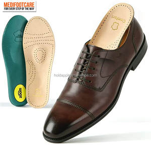 Plantillas <span class=keywords><strong>de</strong></span> Cuero Real para Zapatos, Almohadilla Gruesa <span class=keywords><strong>de</strong></span> Látex para Zapatos, Absorción <span class=keywords><strong>de</strong></span> Impactos y Golpes, Plantilla <span class=keywords><strong>de</strong></span> Cuero <span class=keywords><strong>de</strong></span> Piel <span class=keywords><strong>de</strong></span> Oveja para Mayor Comodidad - Product Image 1