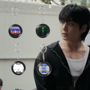 LLavero acrílico <span class=keywords><strong>Kpop</strong></span> Bangtan Boys JUNGKOOK SOLO álbum CD llavero claro cantante álbum CD impresión música acrílico llavero - Product Image 2