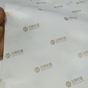 Custom Printed Hamburger Packaging <b>Tissue</b> <b>Paper</b> Food Grade Eco Friendly Ink Printing Logo Safe Non Toxic Wax <b>Wrapping</b> <b>Paper</b> - Product Image 3