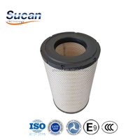 SUCAN Nouvel élément de filtre à air pour camion lourd, cartouche de filtre à air moteur |   Modèles : C291290, 1317409, Af25426, P780911