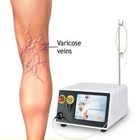 Écran tactile professionnel 980 1470nm Diode Laser EVLT Machine Laser pour l'élimination des vaisseaux sanguins Traitement des varices