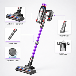 Cordless Stick <b>Vacuum</b> Cleaner HEPA Filter Brushless Motor LED Light Lightweight <b>Portable</b> for Home Hotel Car - Product Image 1
