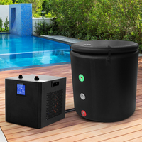 Refroidisseur de glace portable et filtre 1/2hp 1/3hp 1hp Fitness récupération bain de glace refroidi à l'eau froid plongeur refroidisseur à vendre
