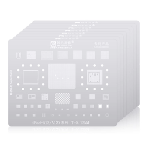 Amaoe Repair Hand Tool BGA Reballing Stencil Planting Steel Tin Mesh per <span class=keywords><strong>Apple</strong></span> <span class=keywords><strong>iPad</strong></span> 2/3/4/5/6/Pro/<span class=keywords><strong>Mini</strong></span>/Air 2020 - Product Image 1