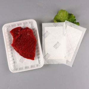 Tampons absorbants de sang pour volailles, pour viande de poulet fraîche, 140x80mm, 40ml/pièce, qualité alimentaire, écologiques, pour emballage alimentaire - Product Image 1