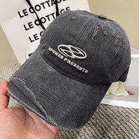 Gorra de Béisbol Estilo Americano para Hombre, Lavada, Vintage, de Mezclilla, Multicolor, Informal, Deportiva, para Exteriores, Gorras Personalizadas al por Mayor