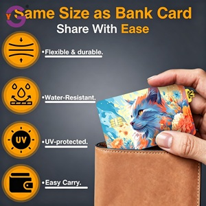 Adesivo Olografico Personalizzato <span class=keywords><strong>per</strong></span> <span class=keywords><strong>Carta</strong></span> <span class=keywords><strong>di</strong></span> <span class=keywords><strong>Credito</strong></span>, Fustellato, Impermeabile, Rimovibile, Skin <span class=keywords><strong>per</strong></span> <span class=keywords><strong>Carta</strong></span> <span class=keywords><strong>di</strong></span> Debito, Pretagliato, con Slot <span class=keywords><strong>per</strong></span> Chip, Decorazione Vivace a Gatto <span class=keywords><strong>per</strong></span> Bancomat - Product Image 4