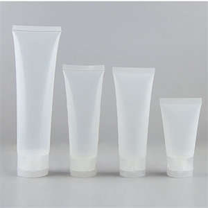 Tube Souple Cosmétique PE Givre Mat Transparent Vide IBELONG 5ml 10ml 15ml 20ml 30ml 50ml 100ml pour Nettoyant Visage ou Crème Mains - Product Image 4