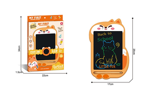 Gioco Educativo Interattivo per Bambini con Puzzle di Animali (<span class=keywords><strong>Volpe</strong></span>, Cavallo, Elefante, Bradipo) e Lavagna LCD per Disegnare e Scrivere - Product Image 5