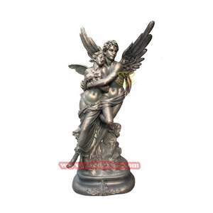 Estatua dorada <span class=keywords><strong>de</strong></span> <span class=keywords><strong>Eros</strong></span> <span class=keywords><strong>de</strong></span> fibra <span class=keywords><strong>de</strong></span> vidrio Hotel Villa para amor tema jardín paisaje decoración diseño resina artesanía arte <span class=keywords><strong>escultura</strong></span> - Product Image 3