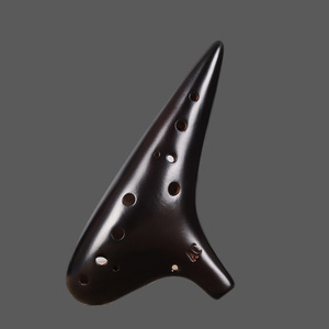 Ocarina Antigua de 12 Orificios, Flauta de Cerámica en Do Alto, Instrumento de Viento Folclórico Portátil para Actuaciones Musicales y Práctica Diaria - Product Image 2