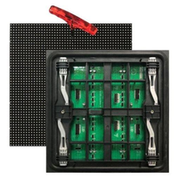 Solución de pantalla LED para exteriores de acceso frontal 320x320mm P6.67 Panel SMD para un mantenimiento fácil y rápido