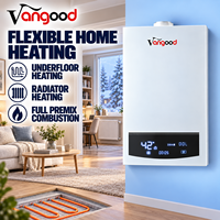 Chaudière murale à gaz combinée intelligente avec contrôle Wi-Fi, à condensation à prémélange total pour système de chauffage par le sol et radiateurs