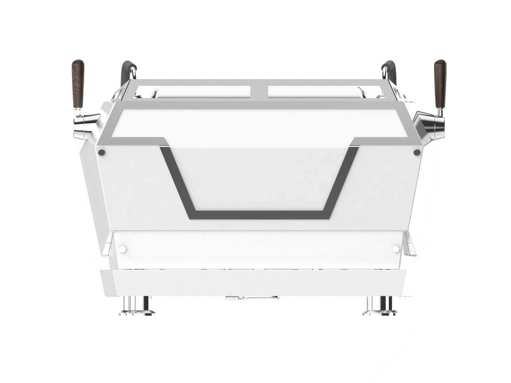 Acabado blanco/espejo