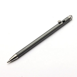 EDC Outdoor Kleine Mini Pocket Bolt Action Geschenk Titan Pen - Product Image 3