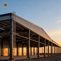 Bâtiment d'usine préfabriqué de cadre de structure métallique de construction rapide pour les ateliers industriels