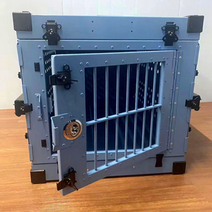 Usine directe Portable grands chiens Cage en alliage d'aluminium pliable voiture pour animaux de compagnie transportant Camping voyage <span class=keywords><strong>chien</strong></span> caisse pour <span class=keywords><strong>chien</strong></span> - Product Image 1