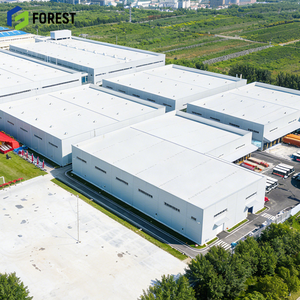 Industrial Grade Prefabricated Steel Frame Logistics Park Warehouse Heavy Duty Clear Span <b>Metal</b> Cargo Facility - Product Image 1