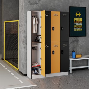 Casiers intelligents Cartmay en bois grainé avec serrure RFID, casiers de vestiaire de salle de sport, casiers de rangement - Product Image 6