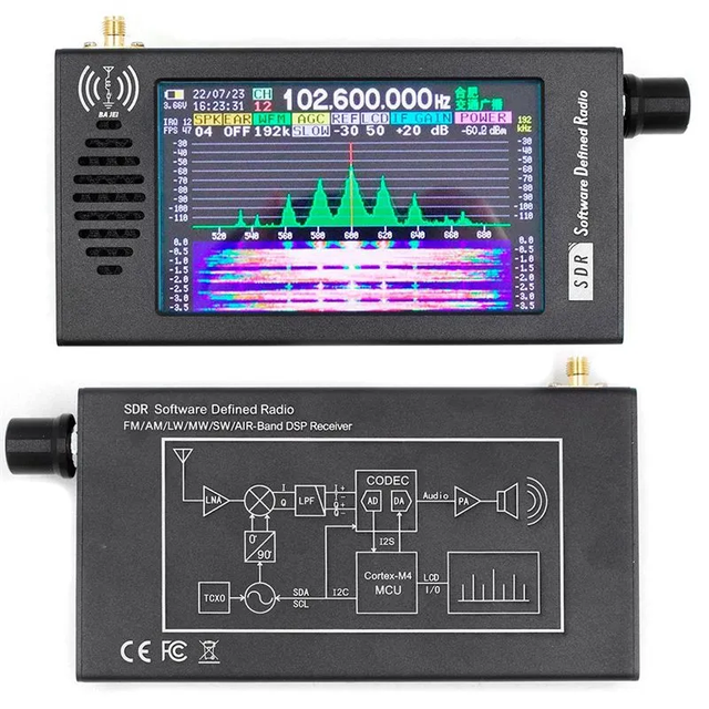 Deep SDR 101 4.3 Inch Radio Receiver 100KHz-149MHz FM MW SSB CW HAM Shortwave DSP SDR Electronic Accessory